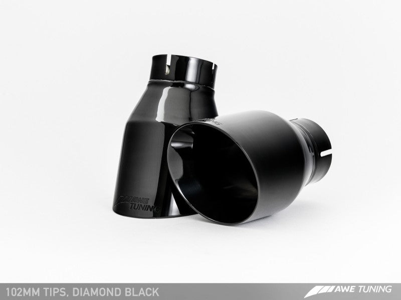 AWE Tuning VW CC 2.0T Touring Edition Performance Exhaust - Diamond Black Tips-thumbmail-3