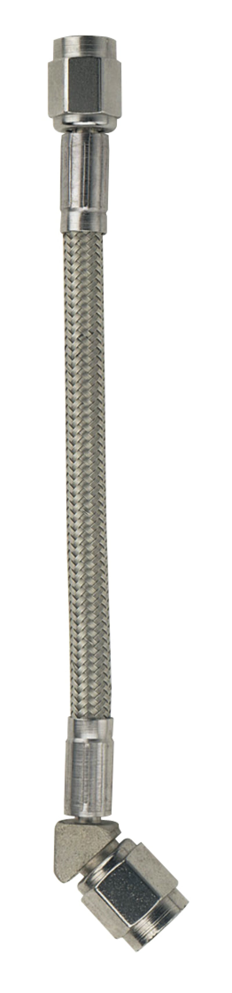 Fragola -3AN Hose Assembly Straight x 45 Degree 18in-thumbmail-1