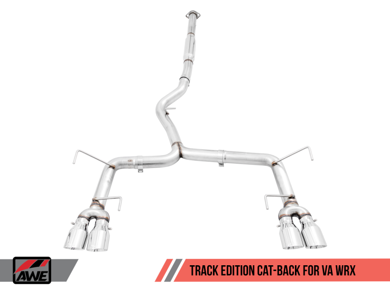 AWE Tuning Subaru WRX/STI VA/GV Sedan Track Edition Exhaust - Chrome Silver Tips (102mm)-thumbmail-4