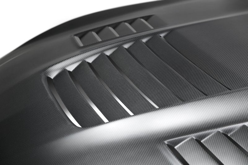 Anderson Composites 15-19 Ford Mustang Shelby GT350 Type-CR Double Sided Carbon Fiber Hood-thumbmail-5