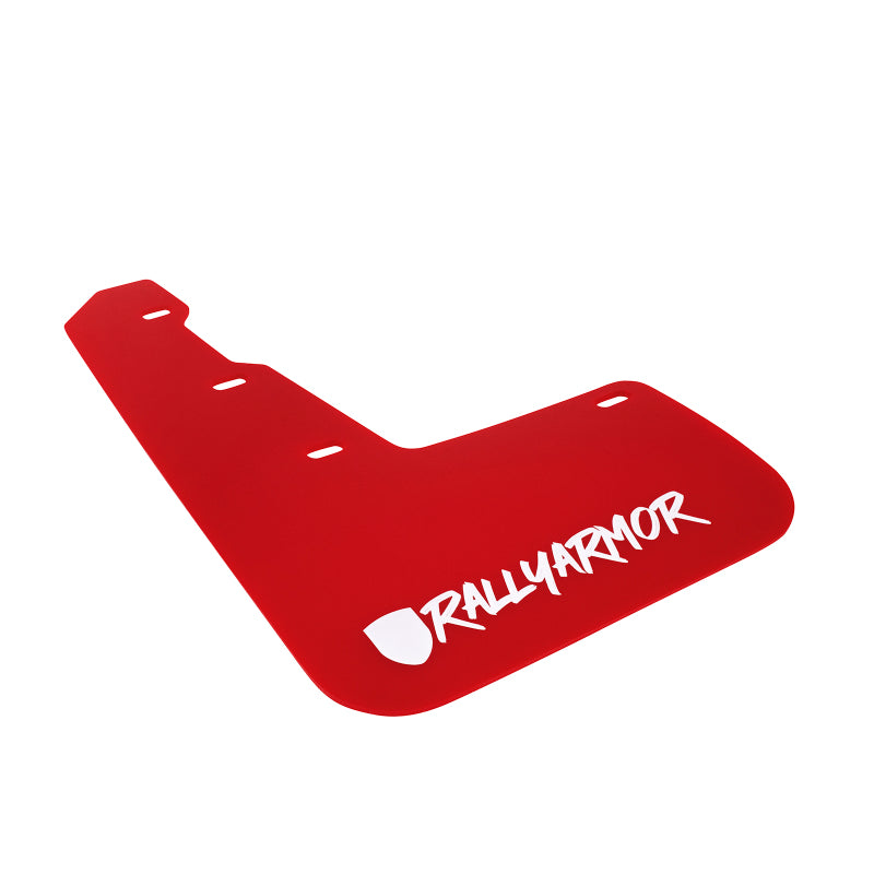 Rally Armor 15-21 Subaru WRX &amp; STI Red Mud Flap White Altered Font Logo-thumbmail-1
