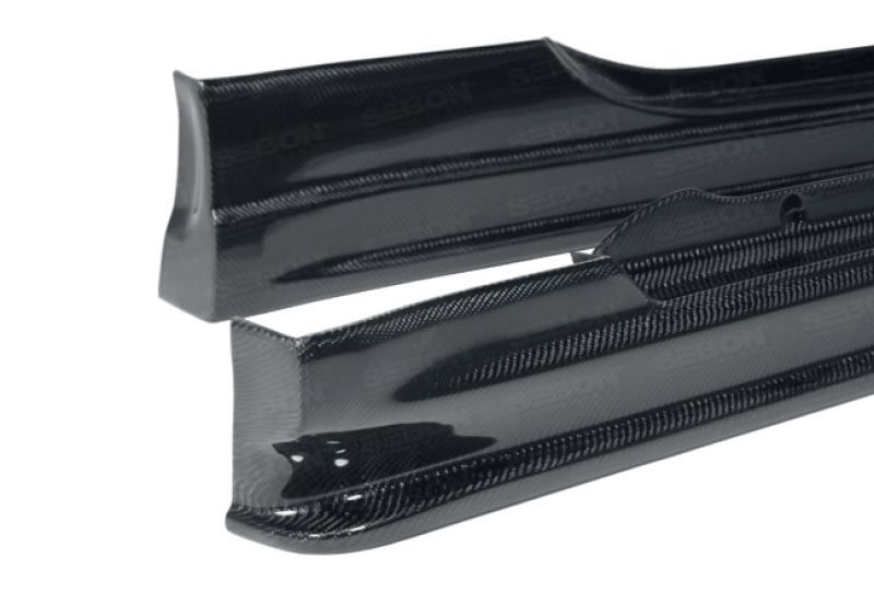 Seibon 02-08 Nissan 350Z CW Carbon Fiber Side Skirts-thumbmail-4