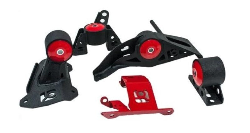 Innovative 12-15 Lotus EXIGE V6 Black Steel Mounts 85A Bushings-thumbmail-1