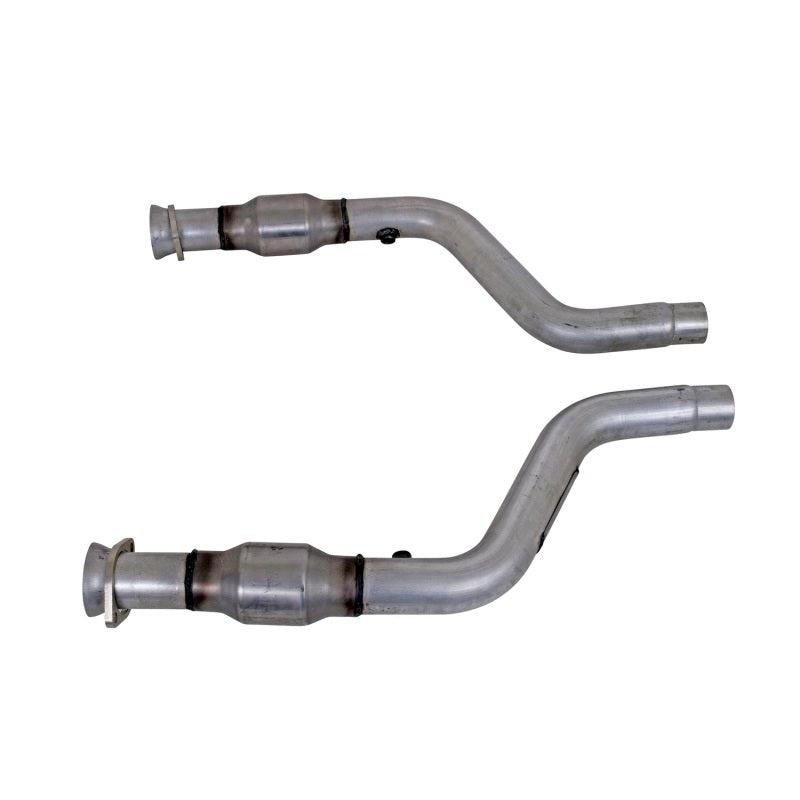 BBK 05-15 Dodge Challenger Charger Short Mid X Pipe w Catalytic Converters 2-3/4 For LT Headers-thumbmail-10