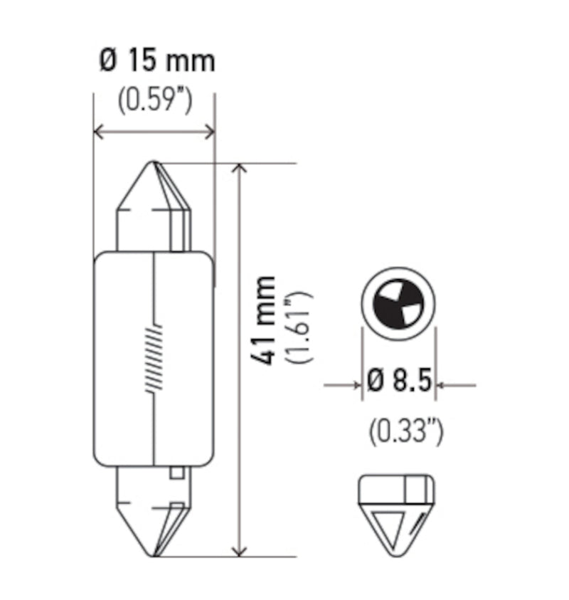 Hella Bulb 6480 24V 18W SV8.5-8 T4.625 15x43mm-thumbmail-5