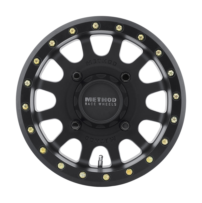 Method MR401 UTV Beadlock 14x7 / 4+3/13mm Offset / 4x156 / 132mm CB Matte Black Wheel-thumbmail-2