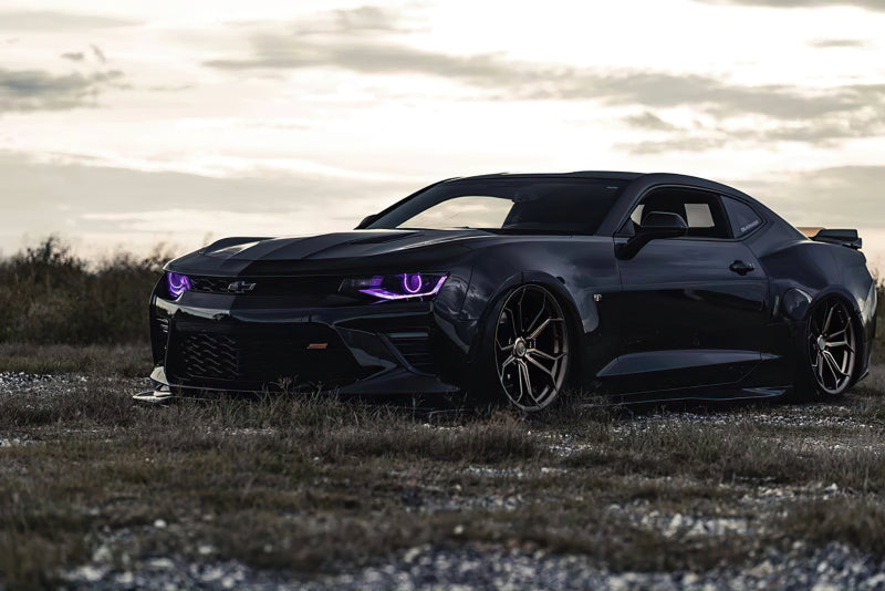 Oracle 16-18 Chevy Camaro RGB+W Headlight DRL Upgrade Kit - ColorSHIFT w/o Controller-thumbmail-12