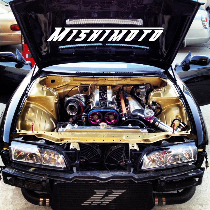 Mishimoto Universal Silver R Line Intercooler Overall Size: 31x12x4 Core Size: 24x12x4 Inlet / Outle-thumbmail-15