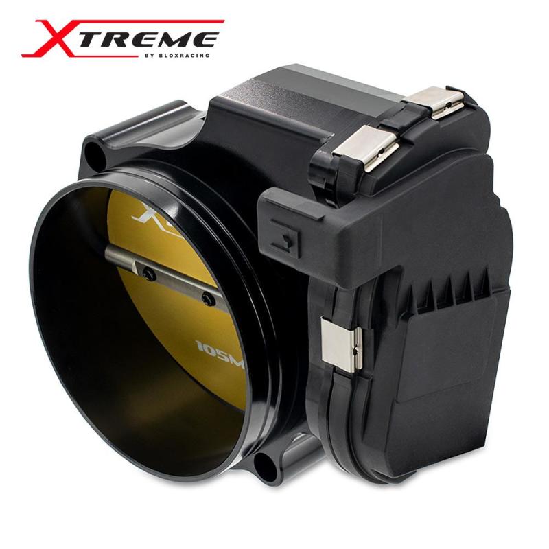 BLOX Racing 2015+ Dodge Hellcat / Jeep Trackhawk 6.2L 105mm Electronic Billet Throttle Body - Black-thumbmail-5