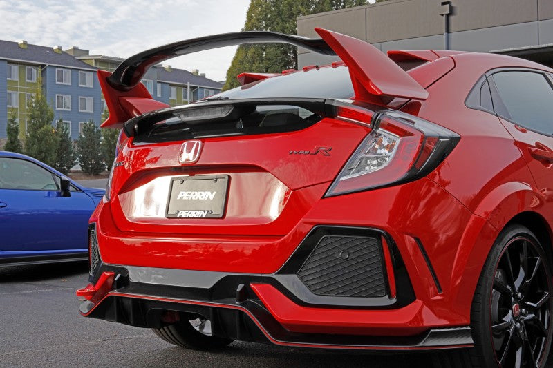 Perrin 10th Gen Civic SI/Type-R/Hatchback Tow Hook Kit (Rear) - Red-thumbmail-7