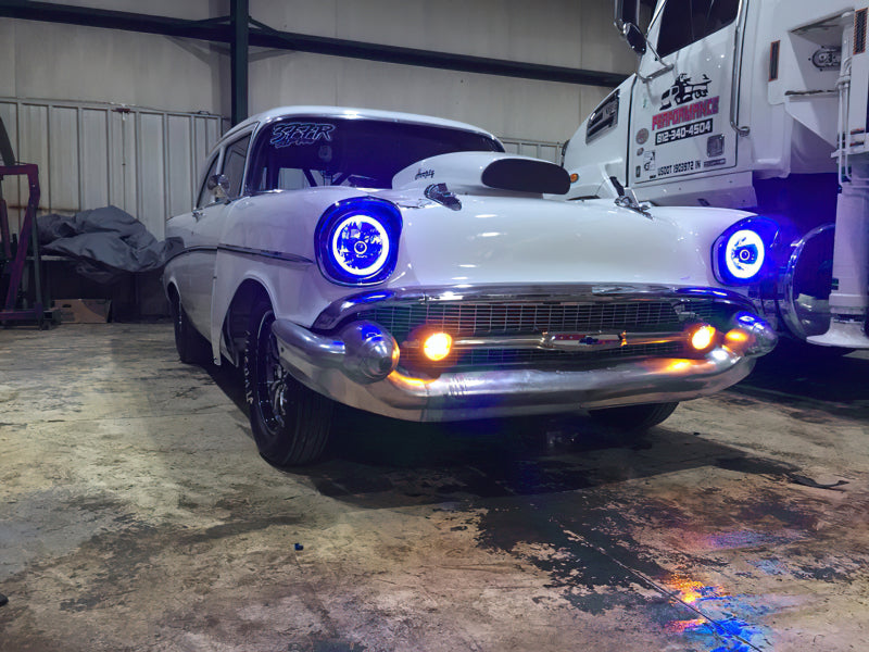 Oracle Pre-Installed Lights 7 IN. Sealed Beam - Blue Halo-thumbmail-2