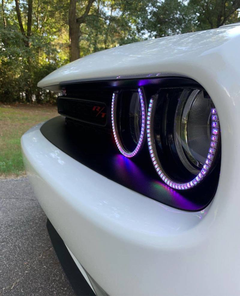 Oracle 15-21 Dodge Challenger Dynamic Surface Mount Headlight Halo Kit - ColorSHIFT - Dynamic-thumbmail-14