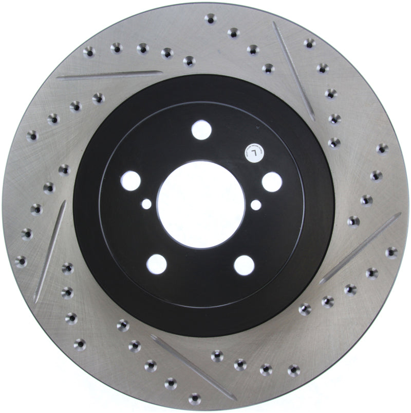 StopTech 02-10 Subaru WRX Slotted & Drilled Left Front Rotor (exc. STi)-thumbmail-8
