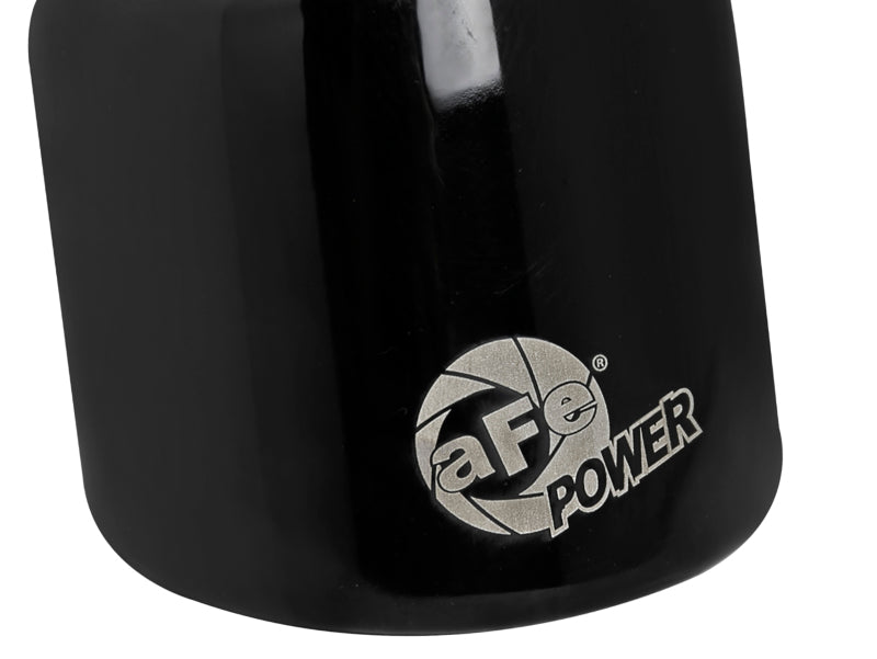 aFe MACH Force-Xp 409 SS Clamp-On Exhaust Tip 2.5in. Inlet / 4in. Outlet / 6in. L - Black-thumbmail-4