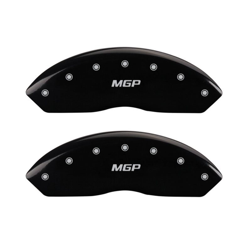 MGP 4 Caliper Covers Engraved Front & Rear MGP Black finish silver ch-thumbmail-2