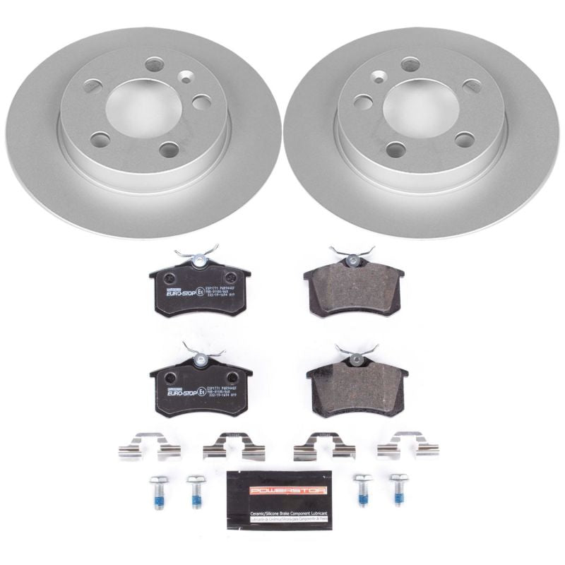 Power Stop 00-06 Audi TT Quattro Rear Euro-Stop Brake Kit-thumbmail-2