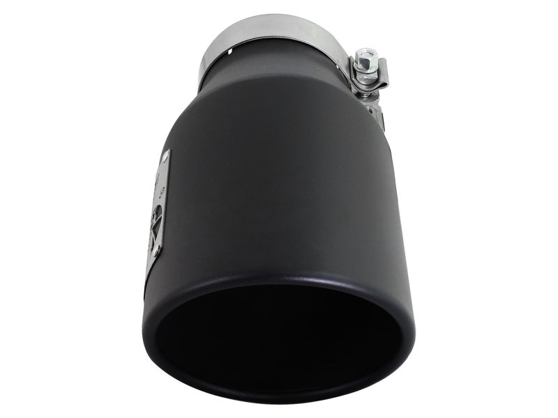 aFe Diesel Exhaust Tip Bolt On Black 4in Inlex x 6in Outlet x 12in-thumbmail-5