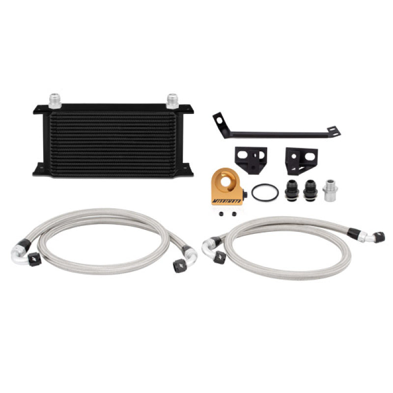Mishimoto 15 Ford Mustang EcoBoost Thermostatic Oil Cooler Kit - Black-thumbmail-2