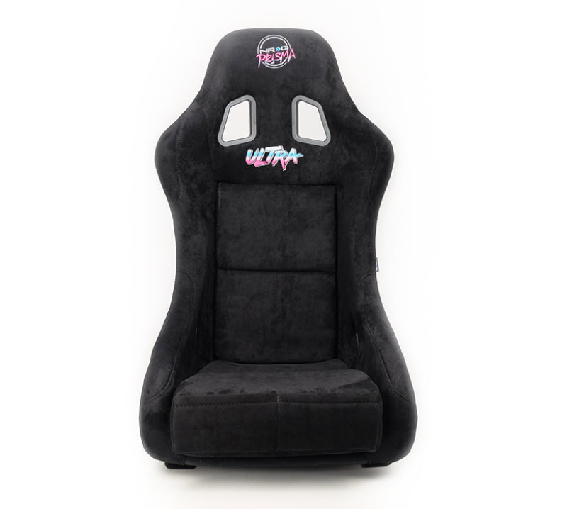 NRG FRP Bucket Seat ULTRA Edition - Medium (Black Alcantara/Gold Glitter Back)-thumbmail-5