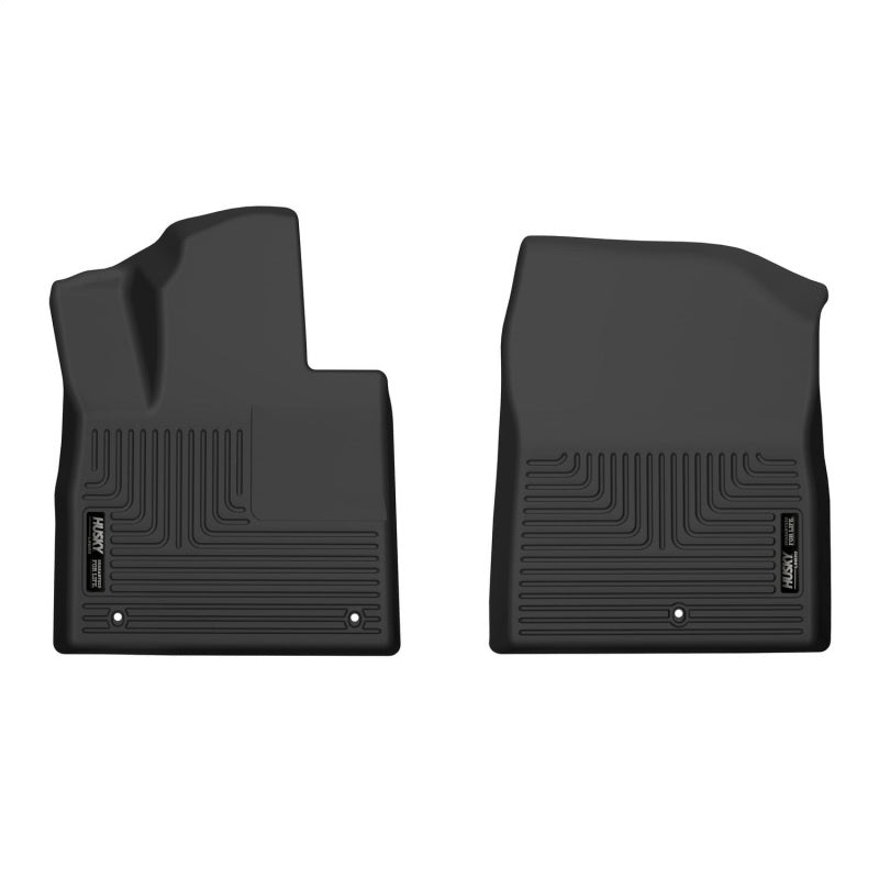 Husky Liners 21-22 Hyundai Santa Fe X-Act Contour Front Floor Liners - Black-thumbmail-1