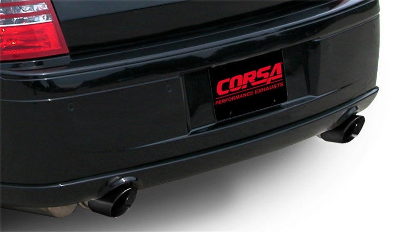 Corsa 05-10 Dodge Charger SRT-8 6.1L V8 Black Xtreme Cat-Back Exhaust-thumbmail-2