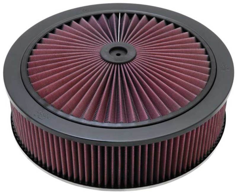 K&N X-Stream Top Filter Black 14 inch OD 5.125 inch Neck Flange 5.875 inch H-thumbmail-2
