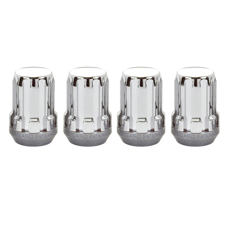 McGard SplineDrive Lug Nut (Cone Seat) M12X1.5 / 1.24in. Length (4-Pack) - Chrome (Req. Tool)-thumbmail-2