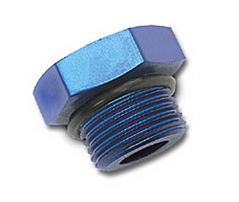 Russell Performance -6 AN Straight Thread Plug (Blue)-thumbmail-4