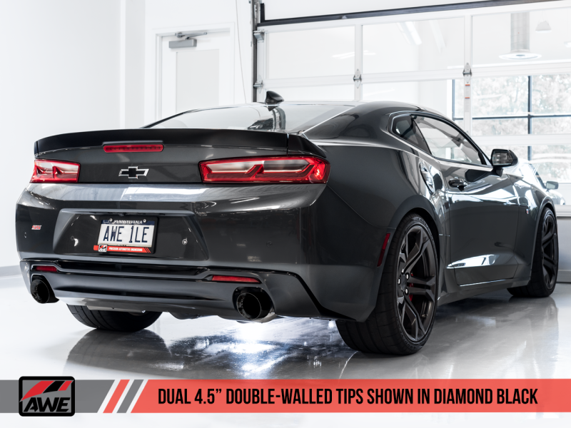 AWE Tuning 16-19 Chevrolet Camaro SS Axle-back Exhaust - Touring Edition (Diamond Black Tips)-thumbmail-3