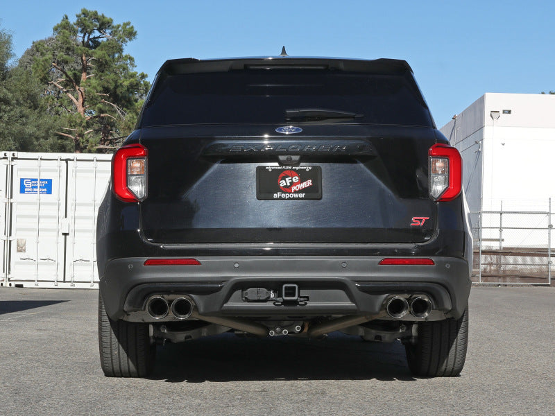 aFe MACH Force-Xp 2.5in. 304 SS C/B Exhaust 20-21 Ford Explorer V6-3.0L - Polished Tip-thumbmail-3