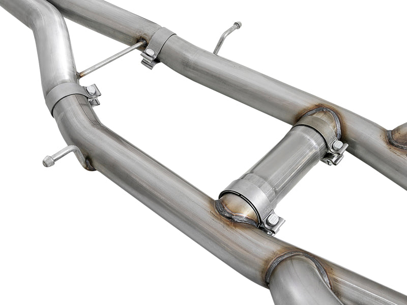 aFe MACHForce XP 3in 304 SS Cat-Back Dual Mode Exhaust w/ Polished Tips 16-17 Cadillac ATS-V V6-3.6L-thumbmail-3