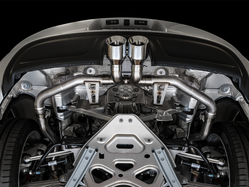 AWE Tuning Porsche 718 Boxster / Cayman Track Edition Exhaust - Chrome Silver Tips-thumbmail-5