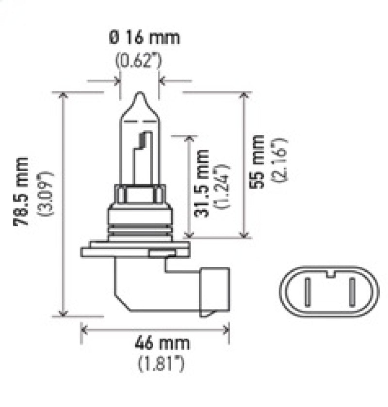 Hella Bulb 9005/HB3 12V 65W P20d T4 LONGLIFE-thumbmail-6