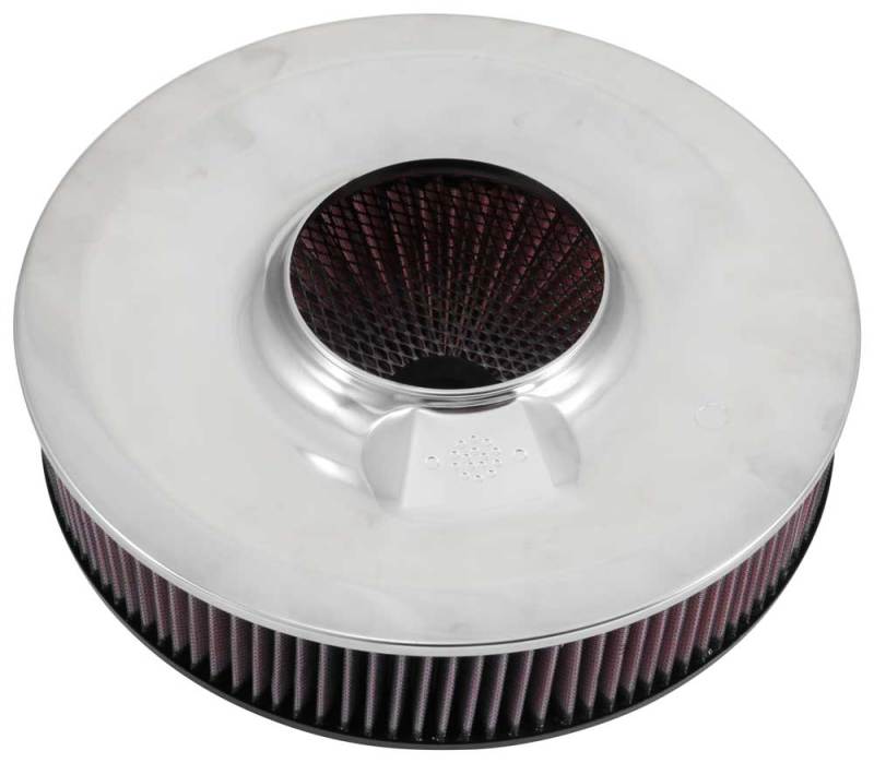 K&N X-Stream Top Assembly 14in OD 5.125in Neck Flange 4.62in H w/Vent-thumbmail-4