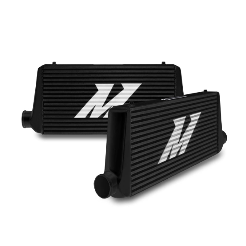 Mishimoto Universal Black R Line Intercooler Overall Size: 31x12x4 Core Size: 24x12x4 Inlet / Outlet-thumbmail-2