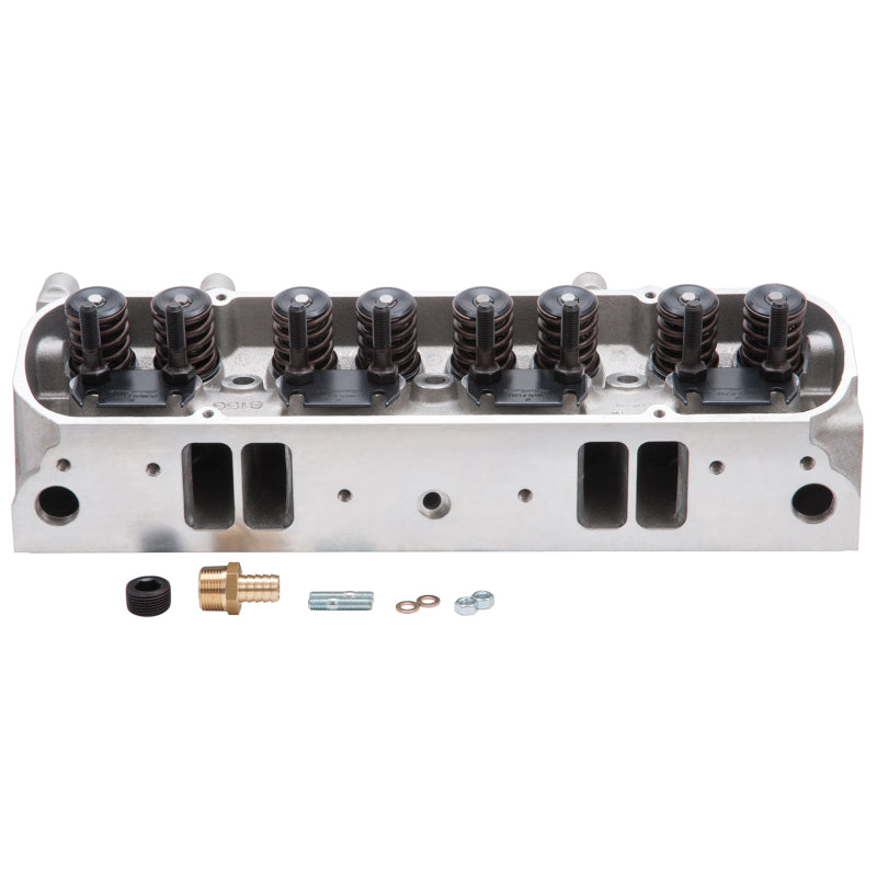 Edelbrock Cylinder Head Pontiac Performer D-Port 72cc Chambers for Hydraulic Roller Cam Complete-thumbmail-2