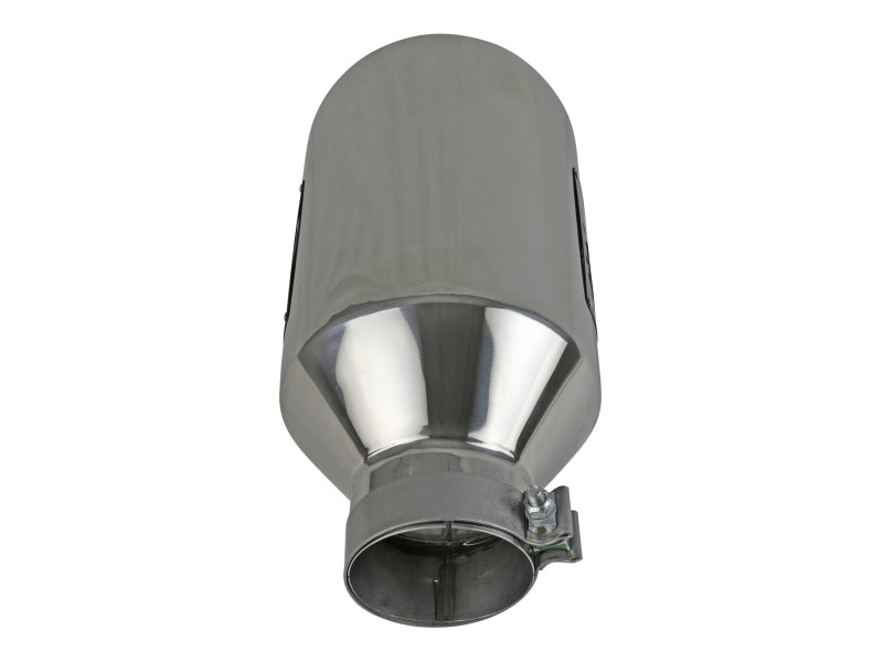 aFe Power MACH Force-Xp 304 Stainless Steel Clamp-on Exhaust Tip - Polished-thumbmail-4