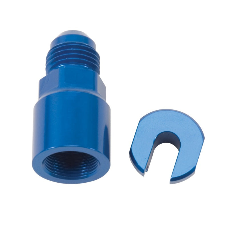 Russell Performance -6 AN Male to 3/8in SAE Quick-Disconnect Female (Blue Single)-thumbmail-4