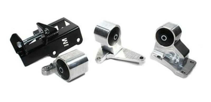 Innovative 92-95 Civic H-Series Silver Aluminum Mounts Solid Bushings-thumbmail-1