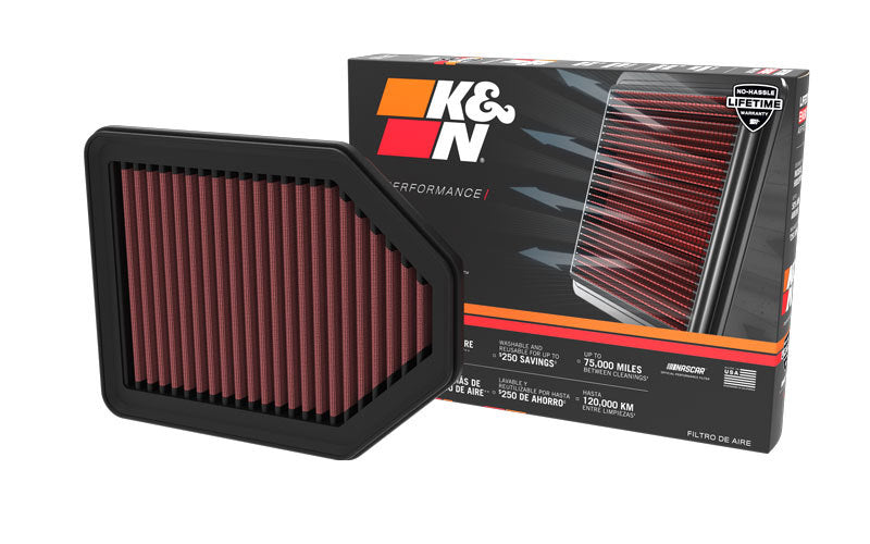 K&N 21-22 Genesis G80 3.5L V6 Replacement Air Filter-thumbmail-3