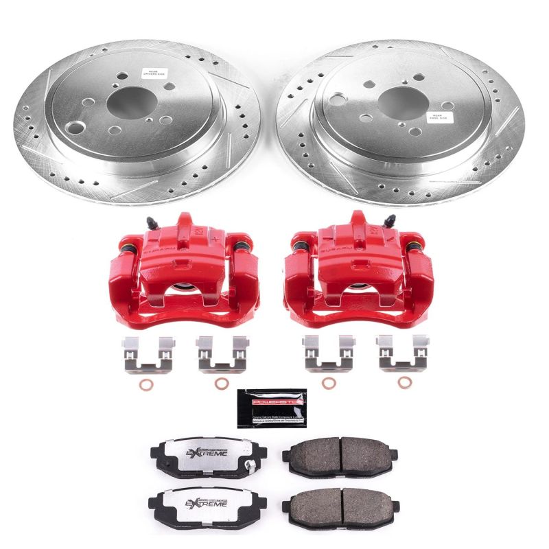 Power Stop 13-16 Scion FR-S Rear Z26 Street Warrior Brake Kit w/Calipers-thumbmail-1