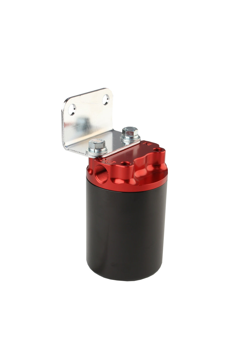 Aeromotive Canister Fuel Filter - 3/8 NPT/100-Micron (Red Housing w/Black Sleeve)-thumbmail-4