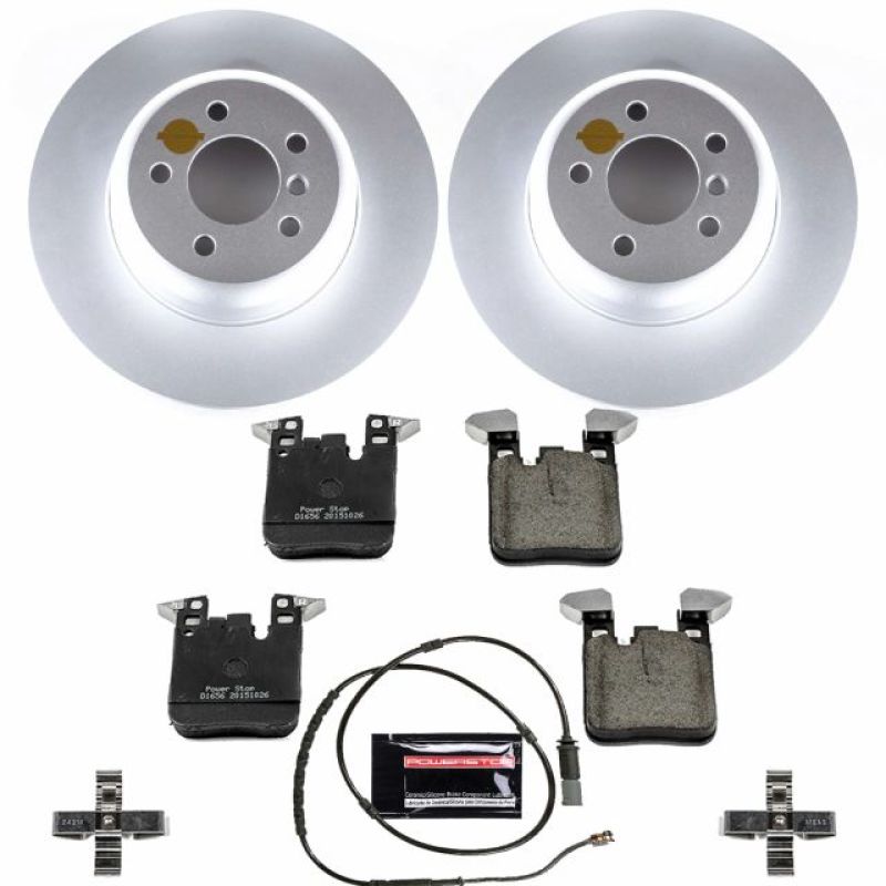 Power Stop 16-18 BMW 320i xDrive Rear Z23 Evolution Sport Coated Brake Kit-thumbmail-1
