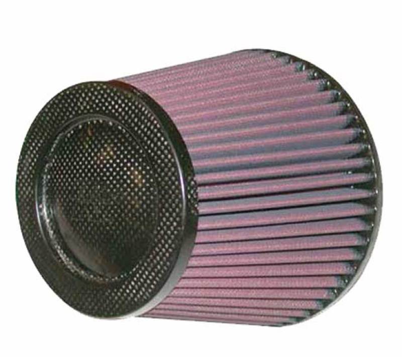 K&N Cone Filter 5in ID 6.5in base 4.5in top 5.625in height carbon fiber look-thumbmail-1