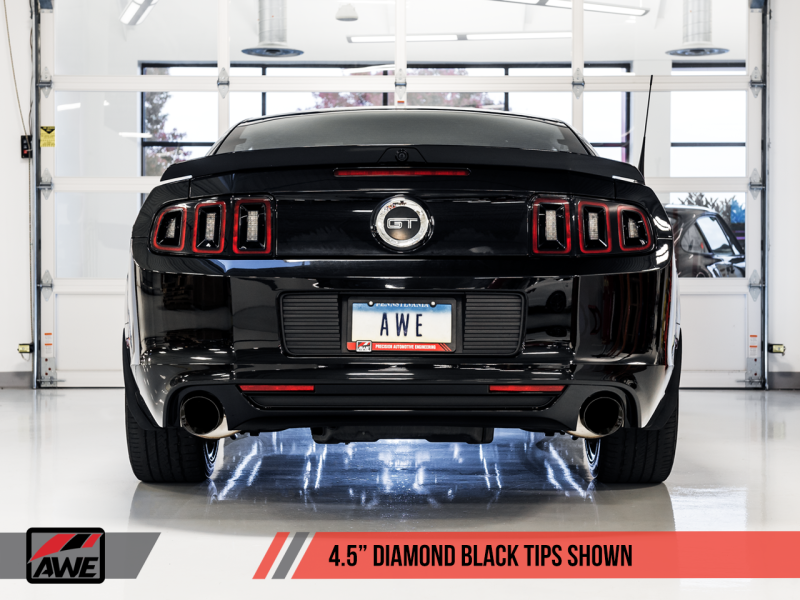 AWE Tuning S197 Mustang GT Axle-back Exhaust - Track Edition (Diamond Black Tips)-thumbmail-2