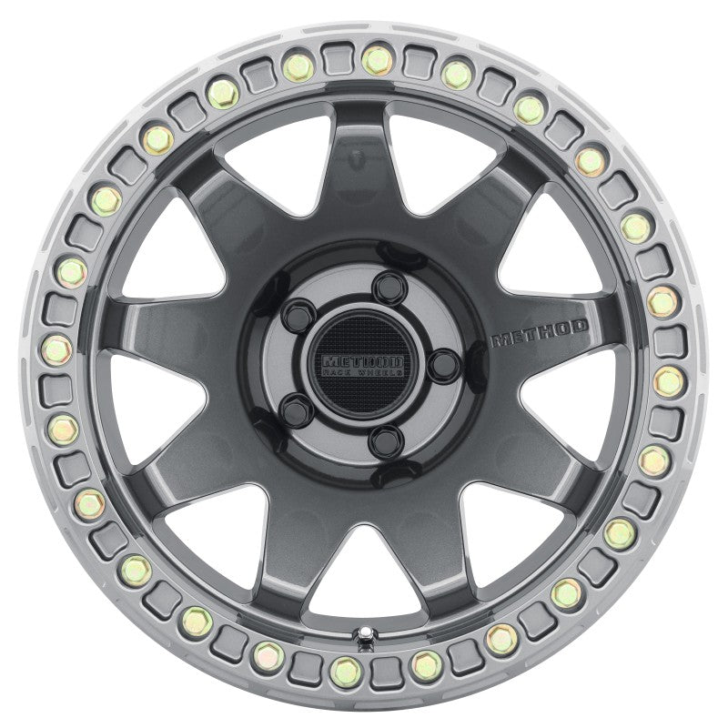 Method MR108 17x9 -44mm Offset 5x5 71.5mm CB Gloss Titanium w/BH-H24125-38 Wheel-thumbmail-2