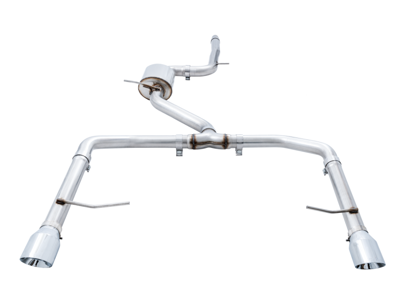 AWE Tuning 18-21 Volkswagen Jetta GLI Mk7 Track Exhaust - Chrome Silver Tips (Fits High-Flow DP)-thumbmail-4