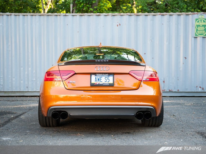 AWE Tuning Audi B8.5 S5 3.0T Track Edition Exhaust - Diamond Black Tips (90mm)-thumbmail-3
