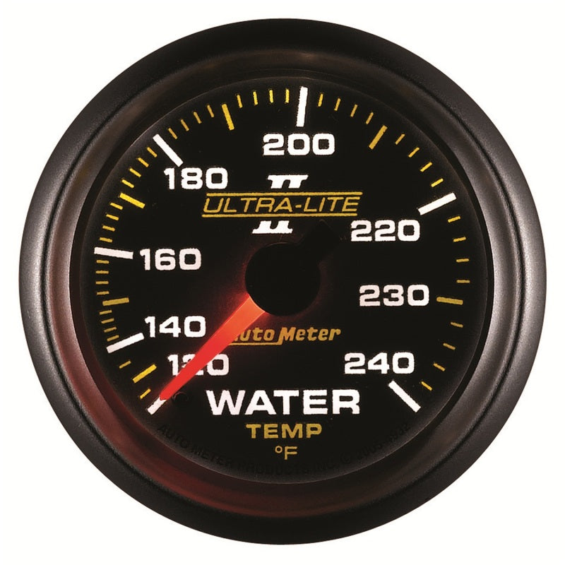 Autometer Ultra-Lite II 52mm 120-240 Deg F Mechanical Water Temp Gauge-thumbmail-3