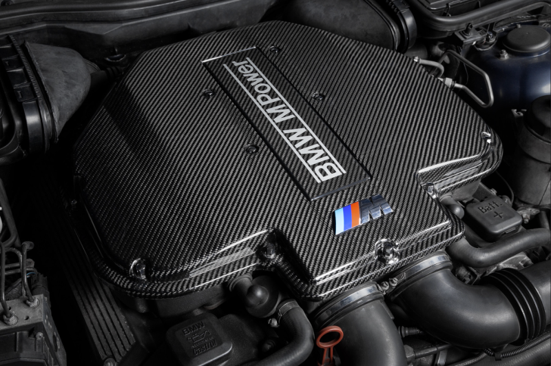 Eventuri BMW E39 M5 / E52 Z8 (S62) Black Carbon Plenum Lid - No Emblem-thumbmail-3